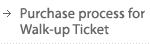 Purchase process for Walk-up Ticket